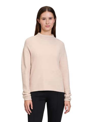 Betty Barclay Basic-Strickpullover mit Rippenstruktur in Grau