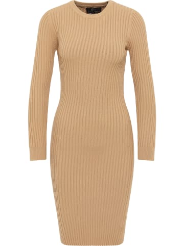 faina Damen Strickkleid in Kamel