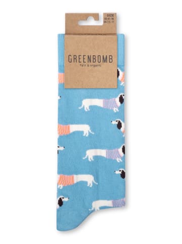 GreenBomb Socks Dachshund in Mix