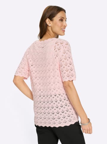 WITT WEIDEN Ajour-Pullover in hellrosé