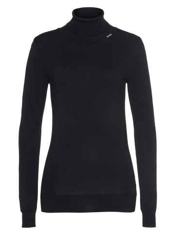 Bruno Banani Rollkragenpullover in schwarz