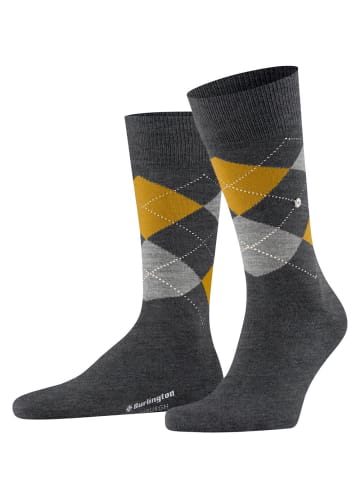 Burlington Edinburgh Socke in Asphalt me
