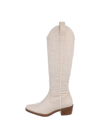 Ital-Design Stiefel in Beige