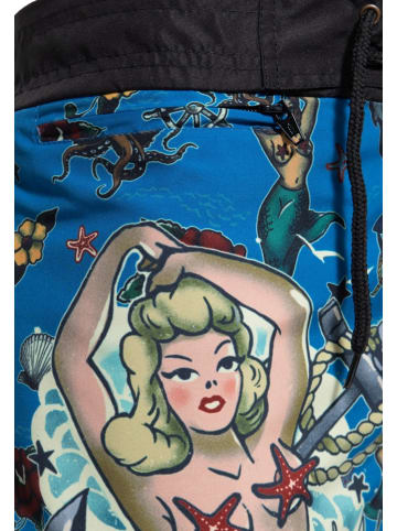 King Kerosin Badeshort in Blau