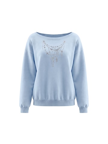myMo Women Sweatshirt in Light Blue
