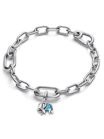 Pandora Mini Charm-Anhänger Silber Türkisfarbener Elefant