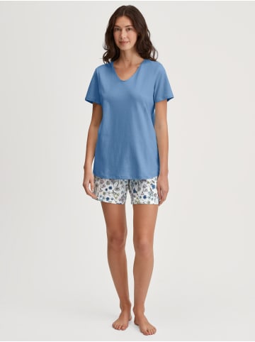 Calida Pyjama in riviera blue