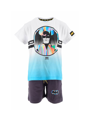Batman 2tlg. Outfit: Sommer-Set T-Shirt und Short in Blau