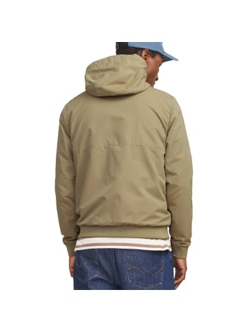 Jack and Jones JJERUSH HOOD BOMBER NOOS in Beige