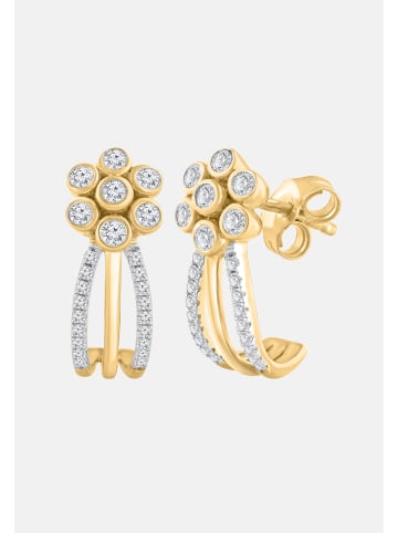 Diamant Exquis Ohrringe aus 585 Gelbgold mit Diamant