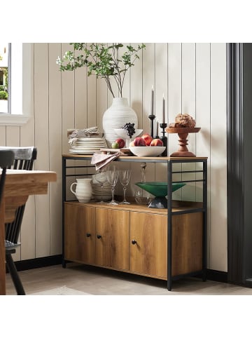 SoBuy Sideboard in Braun - (B)100 x (H)80 x (T)38cm