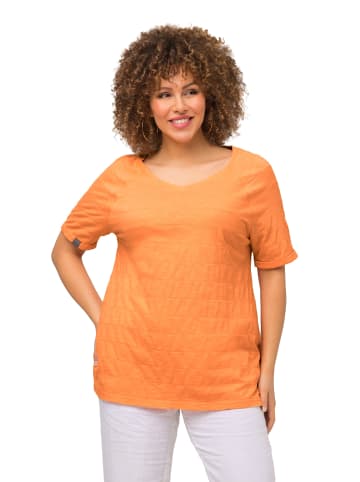 Ulla Popken Shirt in cantaloupe orange