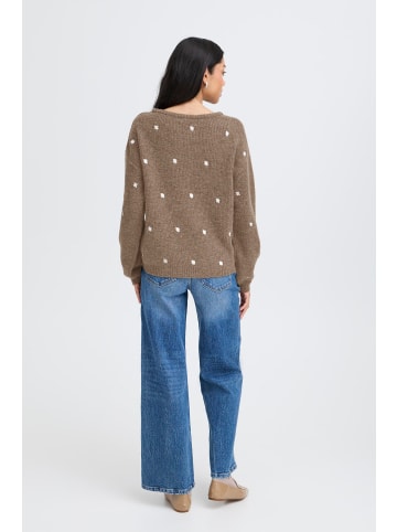 b. young Strickpullover BYOTIKI Loose fit in Walnut Mix