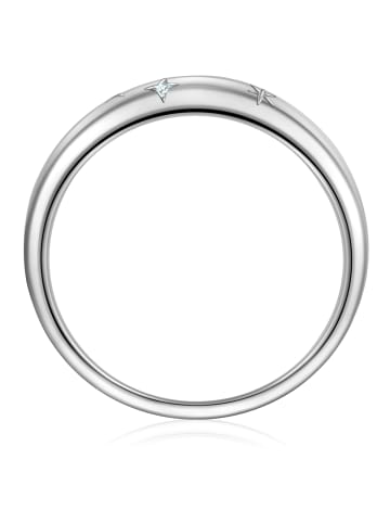 Glanzstücke München Ring Stern aus Sterling Silber mit Zirkonia in silber