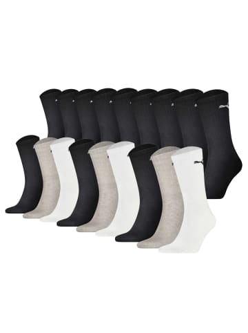 Puma Socken 18er Pack in Schwarz/Mehrfarbig