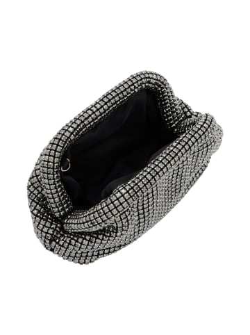 myMo at night Women Clutch in Grey Black