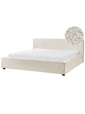 Beliani Doppelbett MIRANDE in Weiß - (W) 209 x (H) 90 x (L) 231 cm