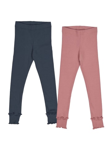 müsli Leggings 2er-Pack in Nostalgia Rose/ Night Blue