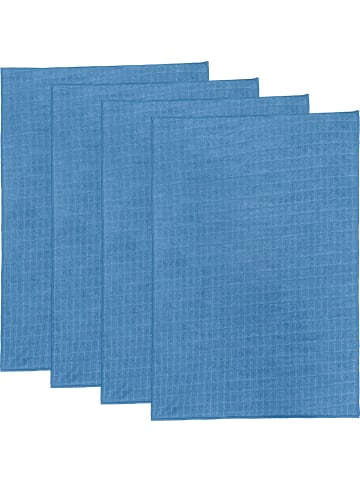 Erwin Müller Microfaser Microfasertuch 4er-Pack in blau