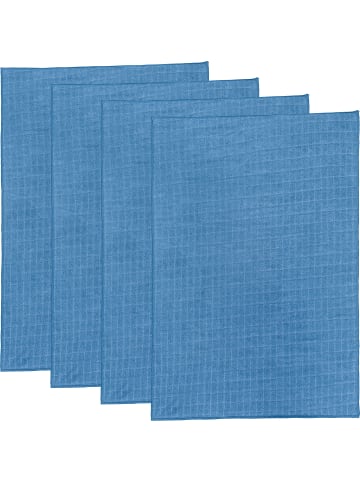 Erwin Müller Microfasertuch 4er-Pack in blau