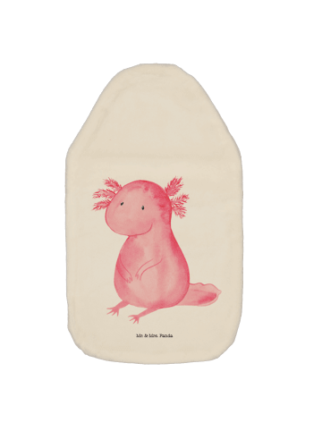Mr. & Mrs. Panda Wärmflasche Axolotl Niedlich ohne Spruch in Weiß