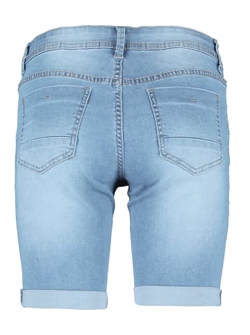 Hailys Shorts Denim Mid Waist Bermudas in Blau