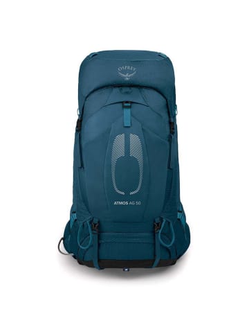 Osprey Atmos AG 50 L/XL - Trekkingrucksack 81 cm (mythical green) in venturi blue
