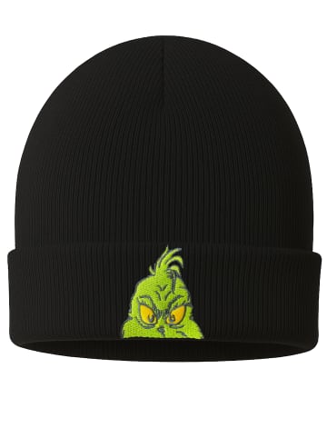 The Grinch The Grinch Strickmütze Wintermütze Wollmütze Beanie Mütze in schwarz