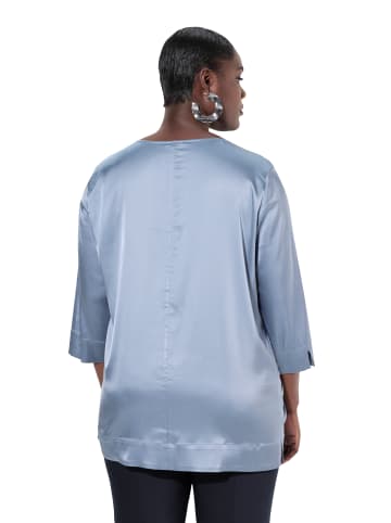 Ulla Popken Bluse in blau
