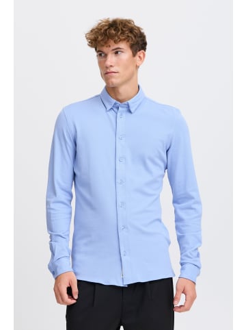 CASUAL FRIDAY Businesshemd CFARTHUR LS BU jersey piquet shirt in Blau
