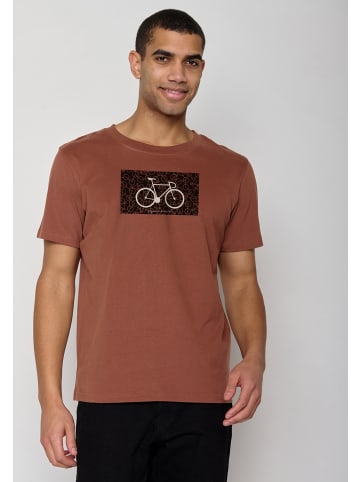 GreenBomb T-Shirt Bike Cube in Muskatnuss