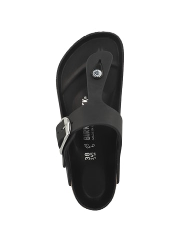 Birkenstock Zehensandale Gizeh Big Buckle geöltes Naturleder in schwarz