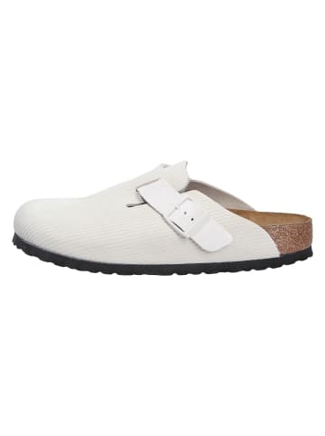 Birkenstock Tieffußbett Pantolette BOSTON in weiß