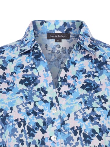 Franco Callegari Bluse in blau rosa - 0028