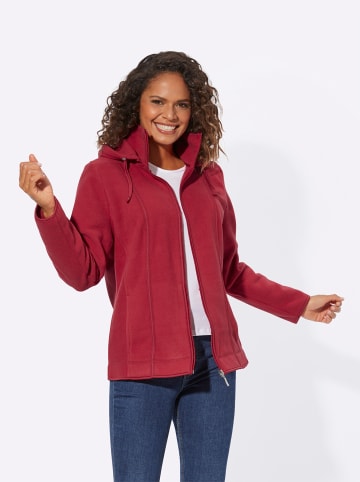 WITT WEIDEN Fleecejacke in kirschrot