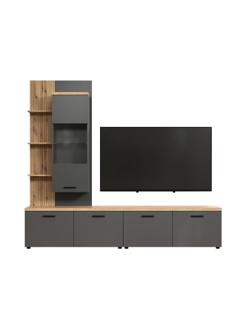 ebuy24 Regalsystem Baggio Antrazit 240 x 40 cm