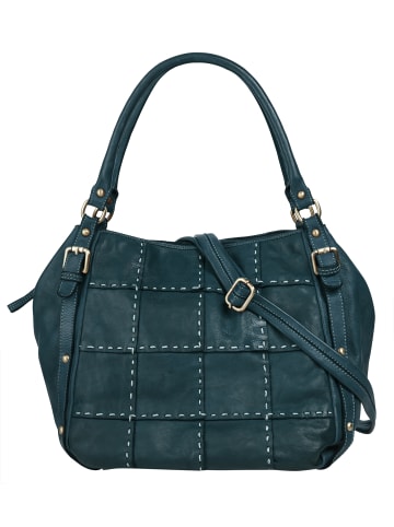 Samantha Look Shopper echt Leder in blau