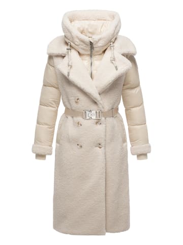Navahoo Wintermantel Kuscheltraum 14 in Offwhite