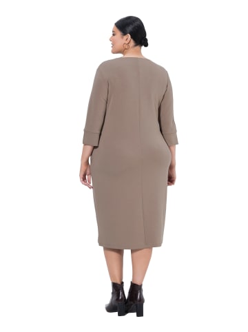 Ulla Popken Kleid in blassbraun
