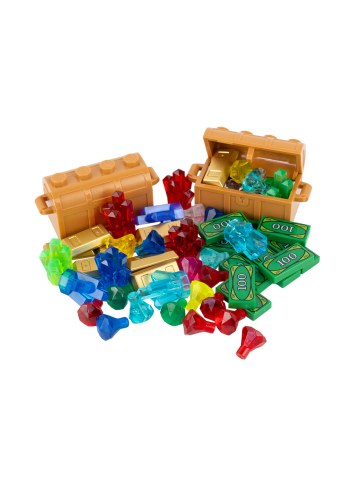 LEGO Riesen Geld, Gold und Edelsteinschatz - ab 3 Jahren in multicolored
