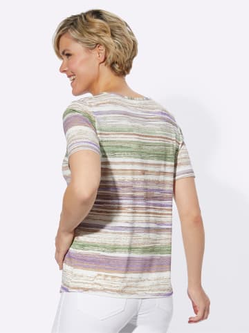 WITT WEIDEN Shirt in eucalyptus-lavendel-bedruckt