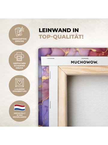 MuchoWow Leinwand bilder Abstrakte Kunst bunt (BxH)