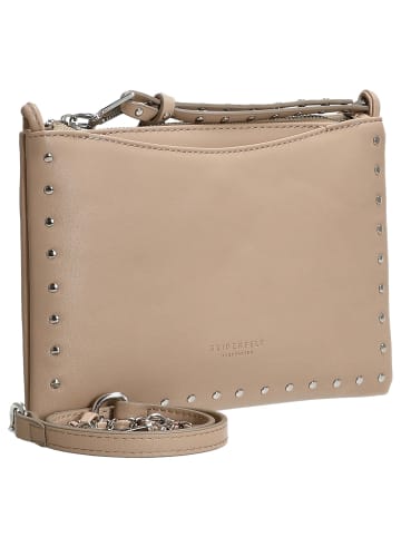 Seidenfelt Senja - Umhängetasche S 23 cm (schwarz) in light sand