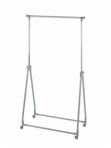 Wenko Kleiderständer klappbar in Chrom, Grau, Grau