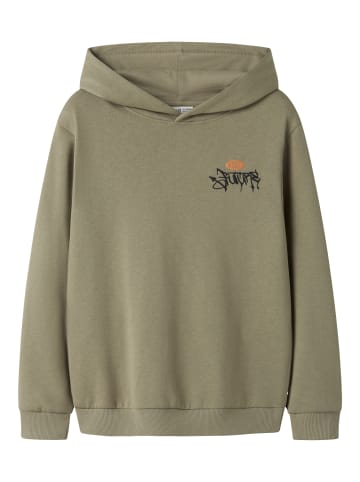 name it Nkmozias Hoodie Kapuzen-Sweatshirt in overland trek