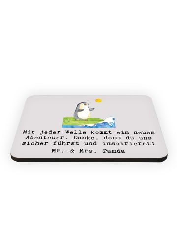 Mr. & Mrs. Panda Magnet für Pinnwand Surfen Trainerin Abenteuer ... in Grau Pastell