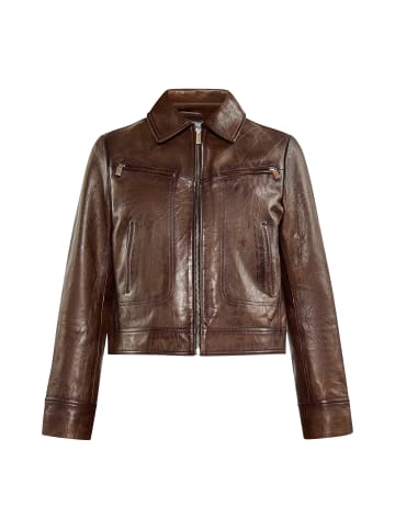 DreiMaster Vintage Damen Jacke in Dunkelbraun