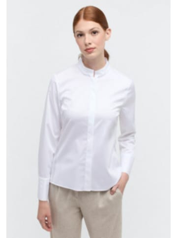 Eterna Langarmbluse für Damen in unifarben in uni