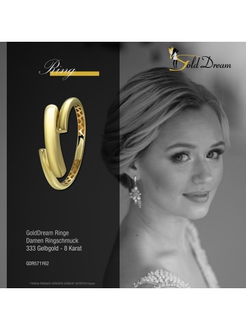 GoldDream 333 Gelbgold - 8 Karat Damen Ringe Style Fingerring  62 (19,7)