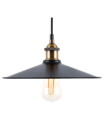 Beliani Pendelleuchten SWIFT in Schwarz/Messing - (W) 30 x (H) 117 x (L) 30 cm